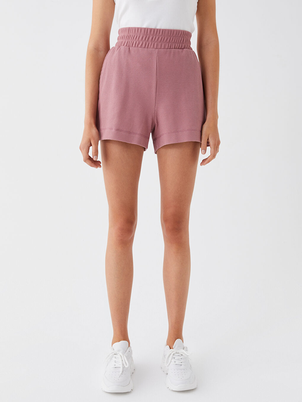 LCW Vision Shorts pour Femmes à Taille Élastiquée Coupe Ample -S3GO39Z8-GVH