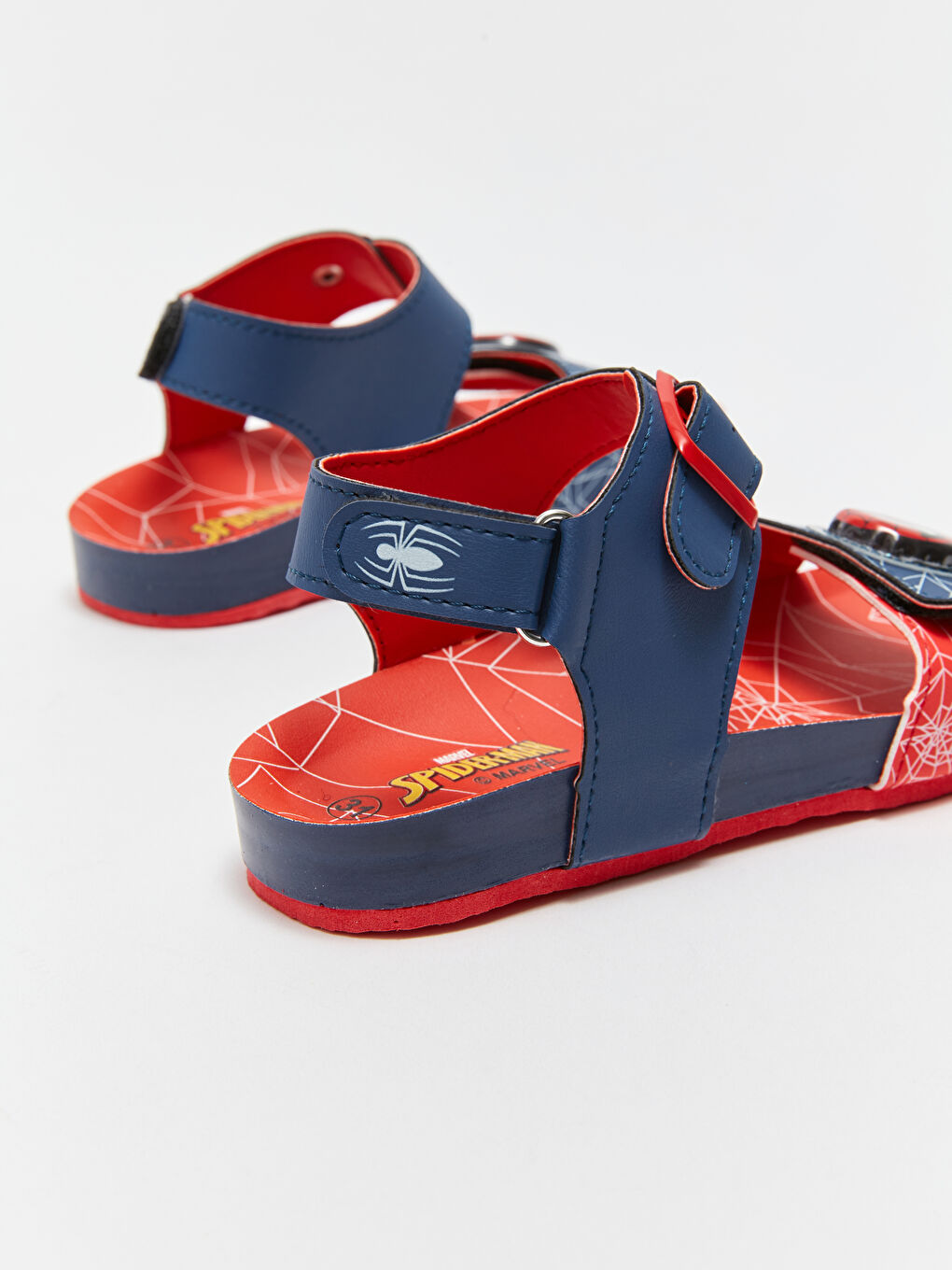 LCW STEPS Lacivert Spiderman Lisanslı Işıklı Erkek Çocuk Sandalet - 5