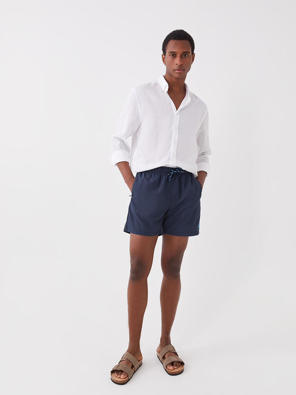 Basic Men's Short Swim Shorts -S3GO52Z8-KAX