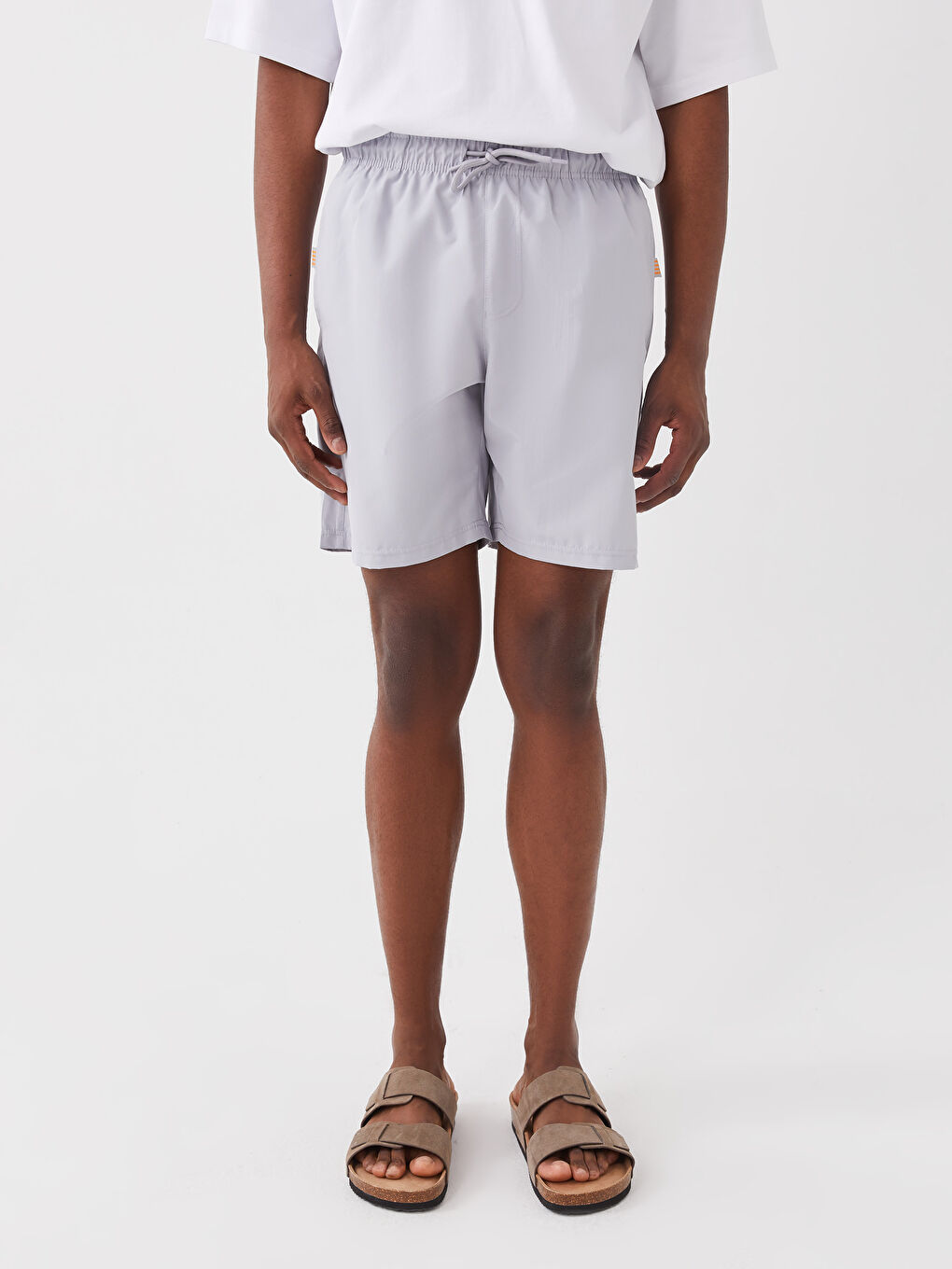Knee-Length Basic Swim Trunk -S3GO53Z8-V8T