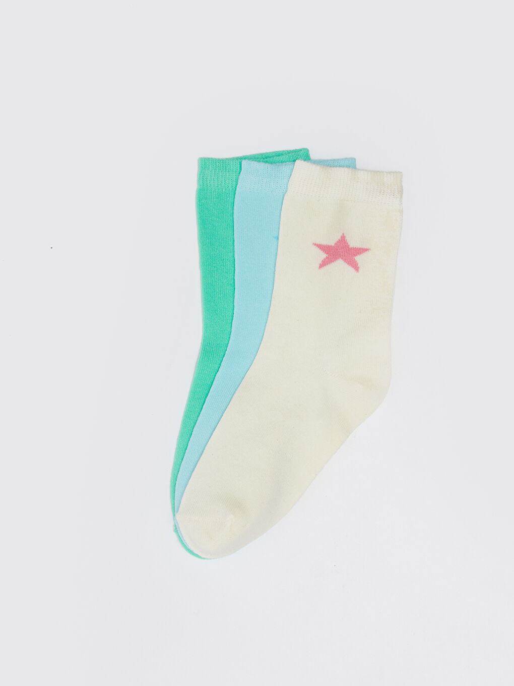 Patterned Girls' Ankle Socks 3-pack-1