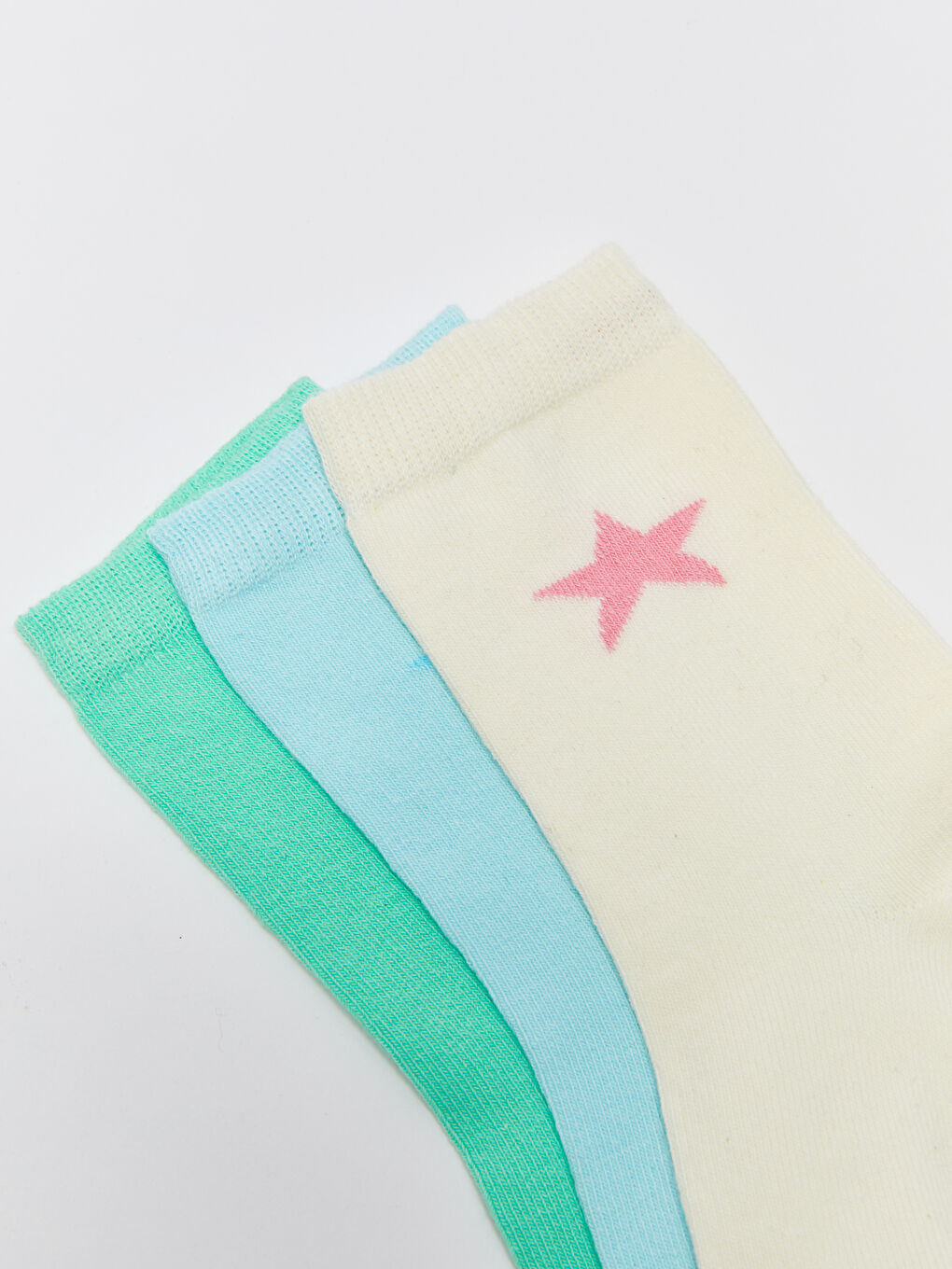 Patterned Girls' Ankle Socks 3-pack-2