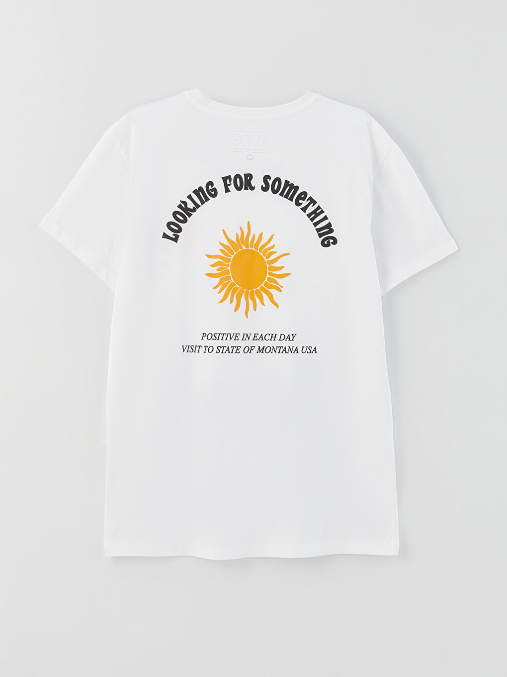 تيشيرت رجالي ياقة دائرية كم قصير مطبوع قطن ممشط-6