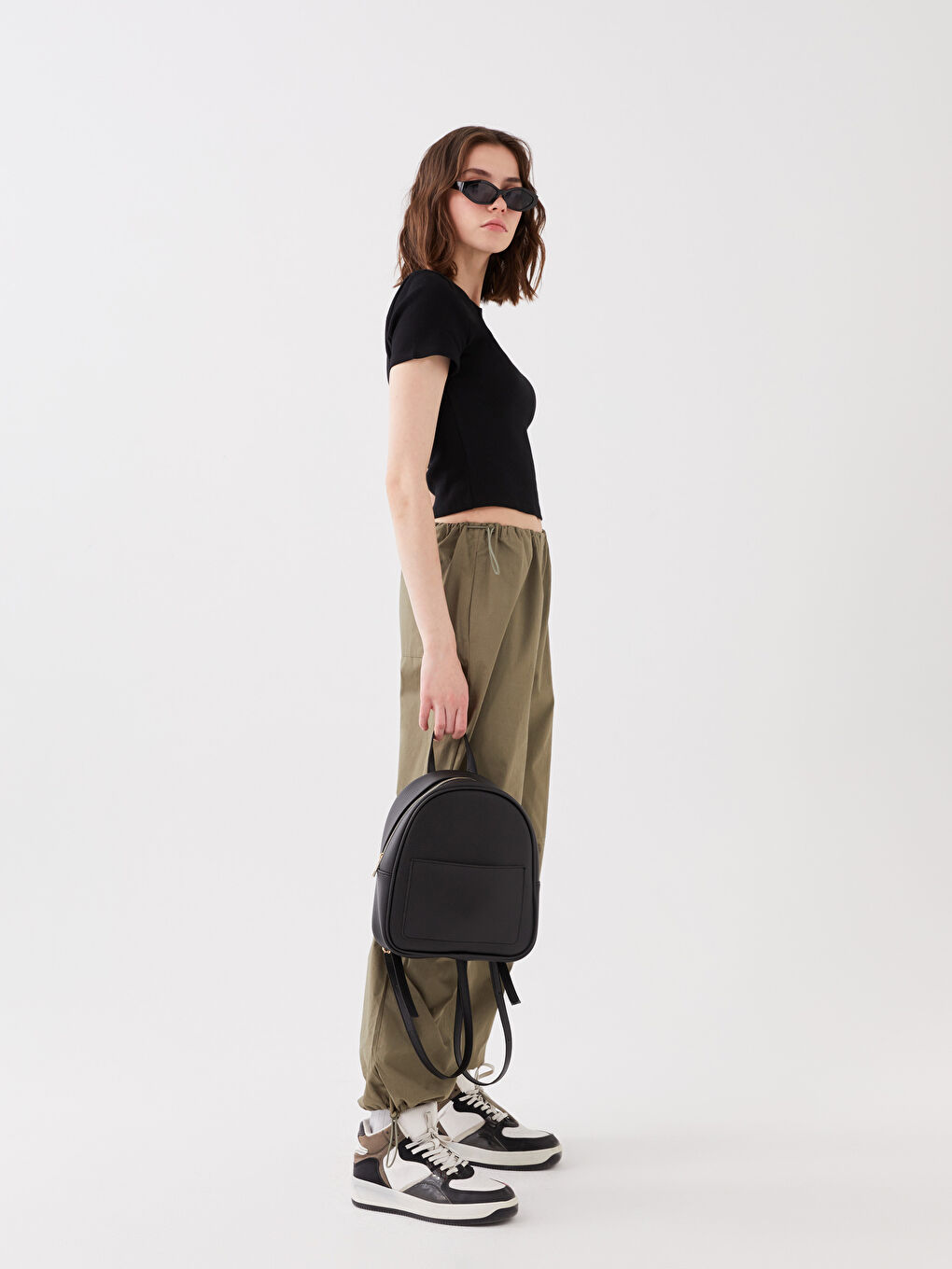 Sac à Dos Pour Femmes Aspect Cuir-1