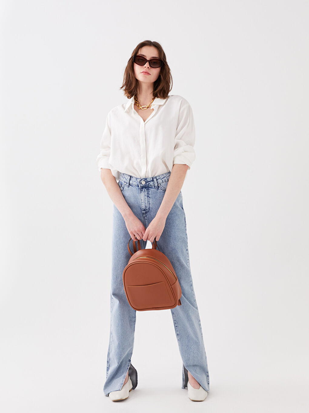 LCW ECO Leather Look Women's Backpack -S3GP07Z8-ESJ