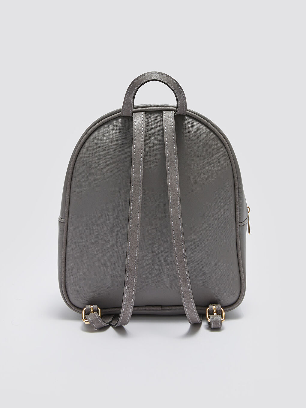 حقيبة ظهر للسيدات بمظهر الجلد-4