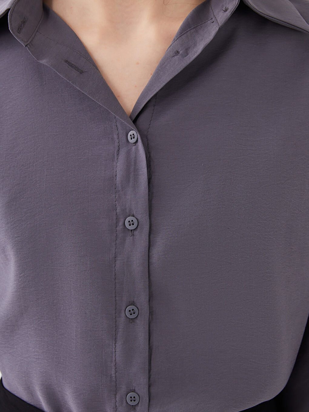 Chemise Oversize à Manches Courtes pour Femmes-3