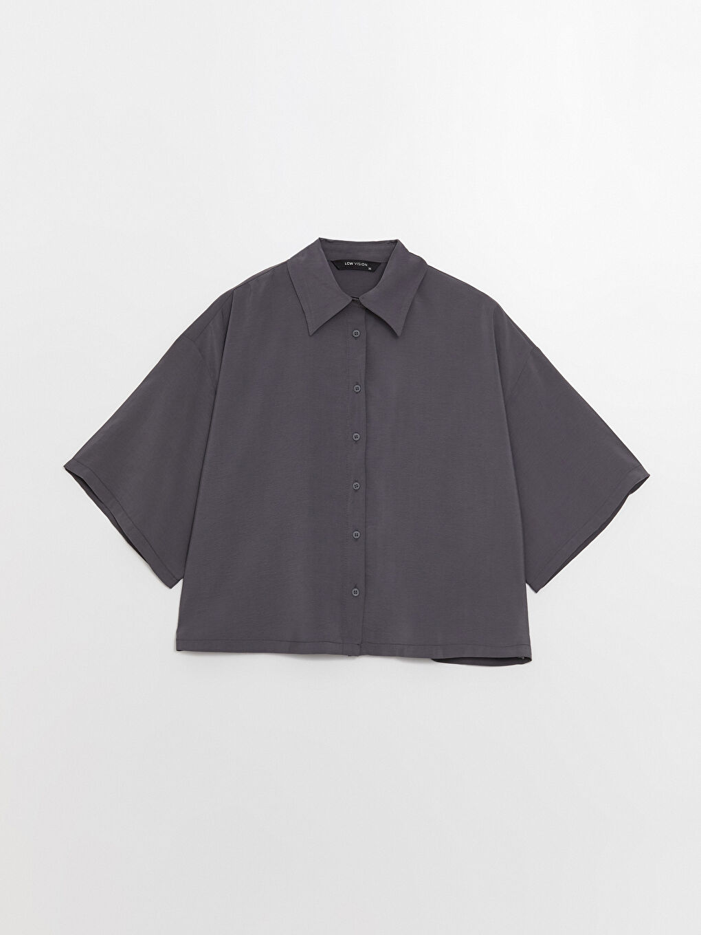 Chemise Oversize à Manches Courtes pour Femmes-5