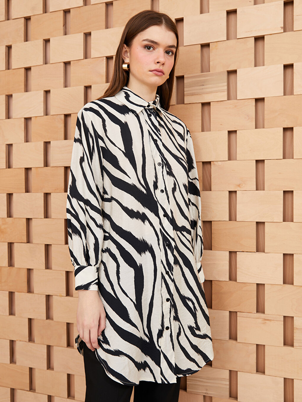 Tunique Chemise à Motifs pour Femmes