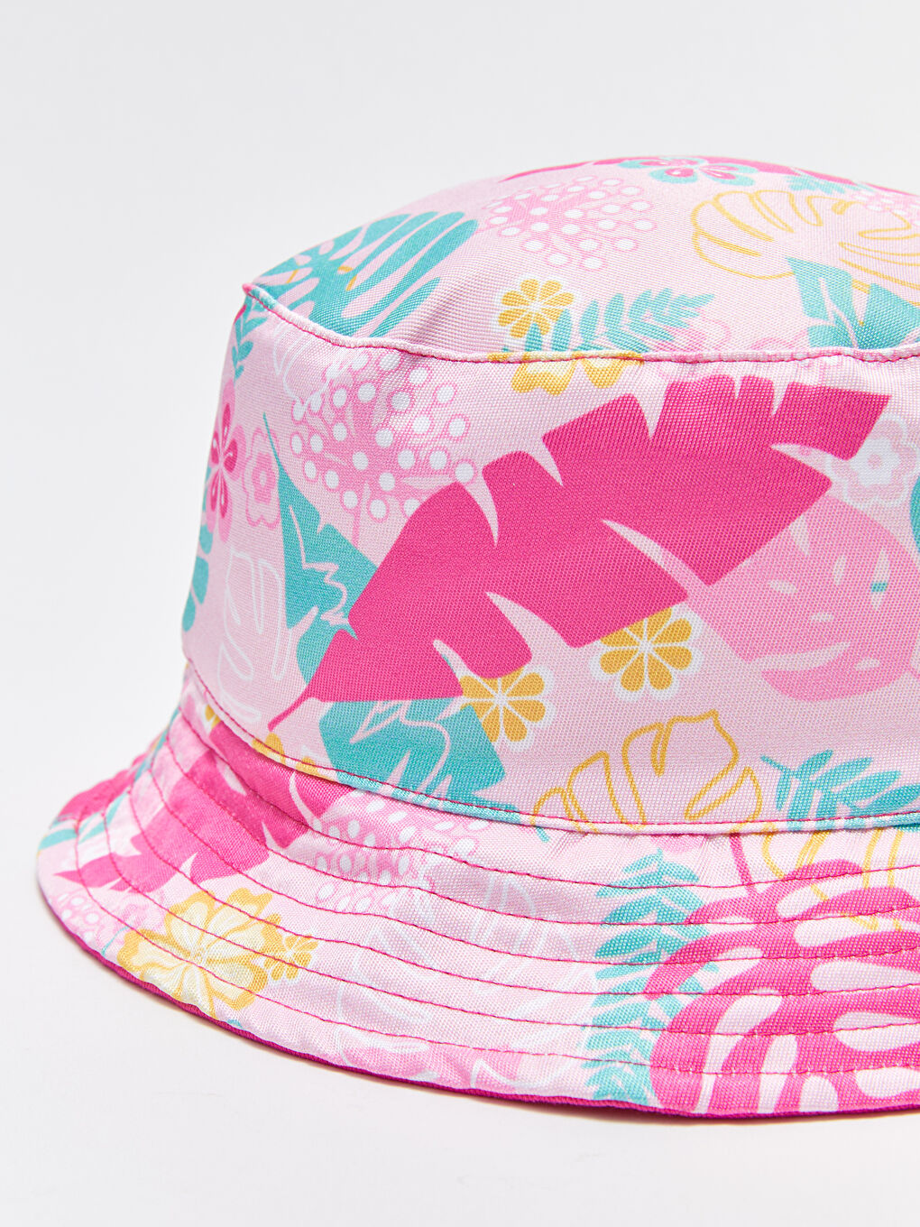 Karışık Çift Taraflı Kız Çocuk Bucket Şapka-2