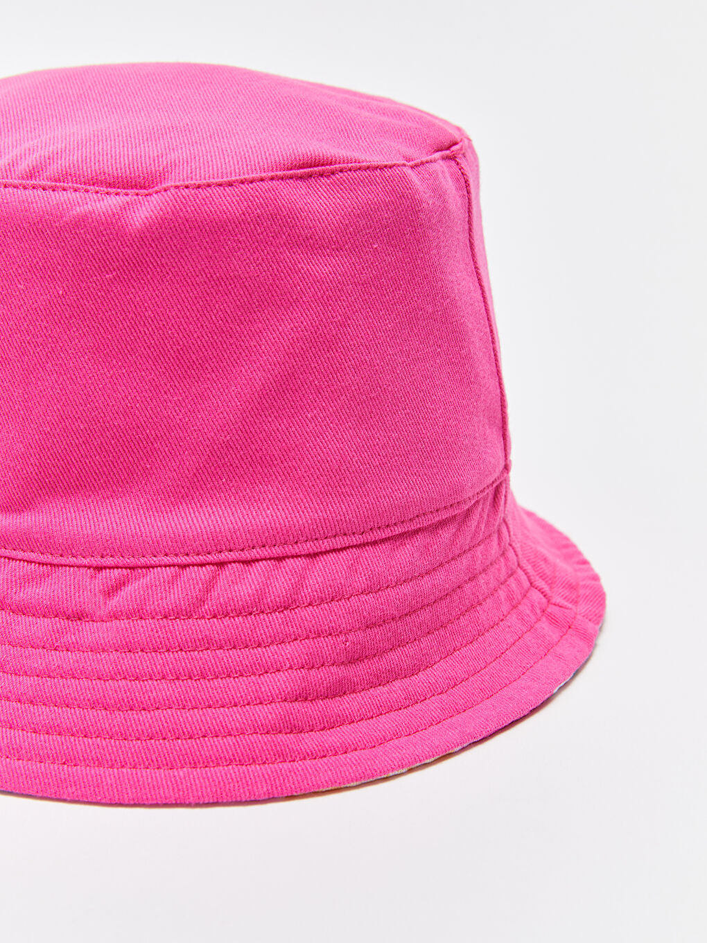 Karışık Çift Taraflı Kız Çocuk Bucket Şapka-3