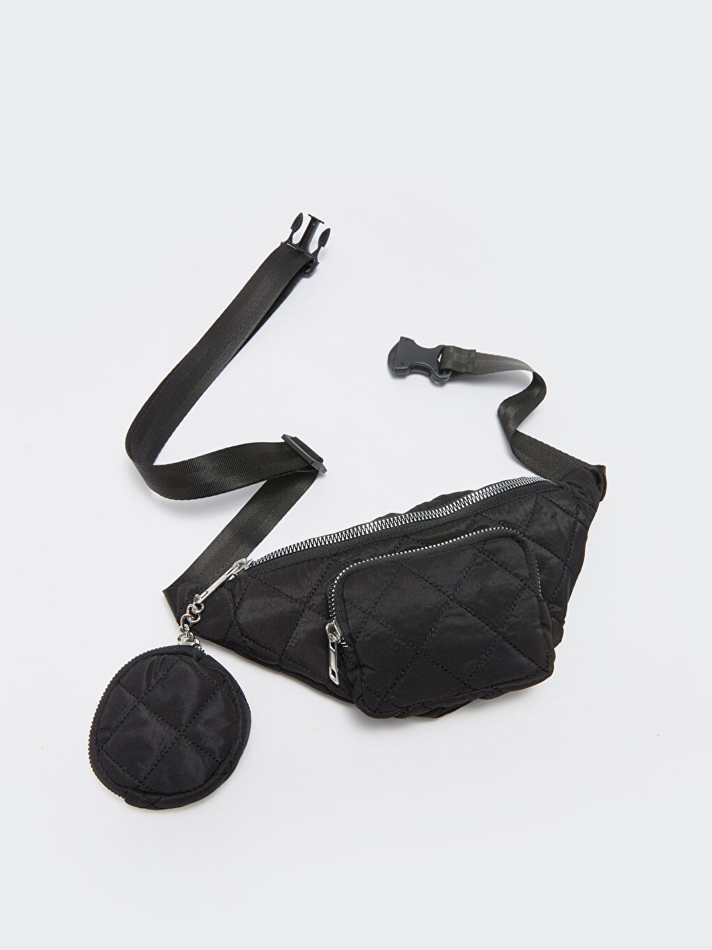 Ekru Kapitoneli Kız Çocuk Bel Çantası-2