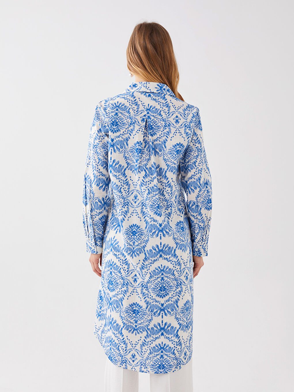 قميص تونيك منقوش للسيدات-4