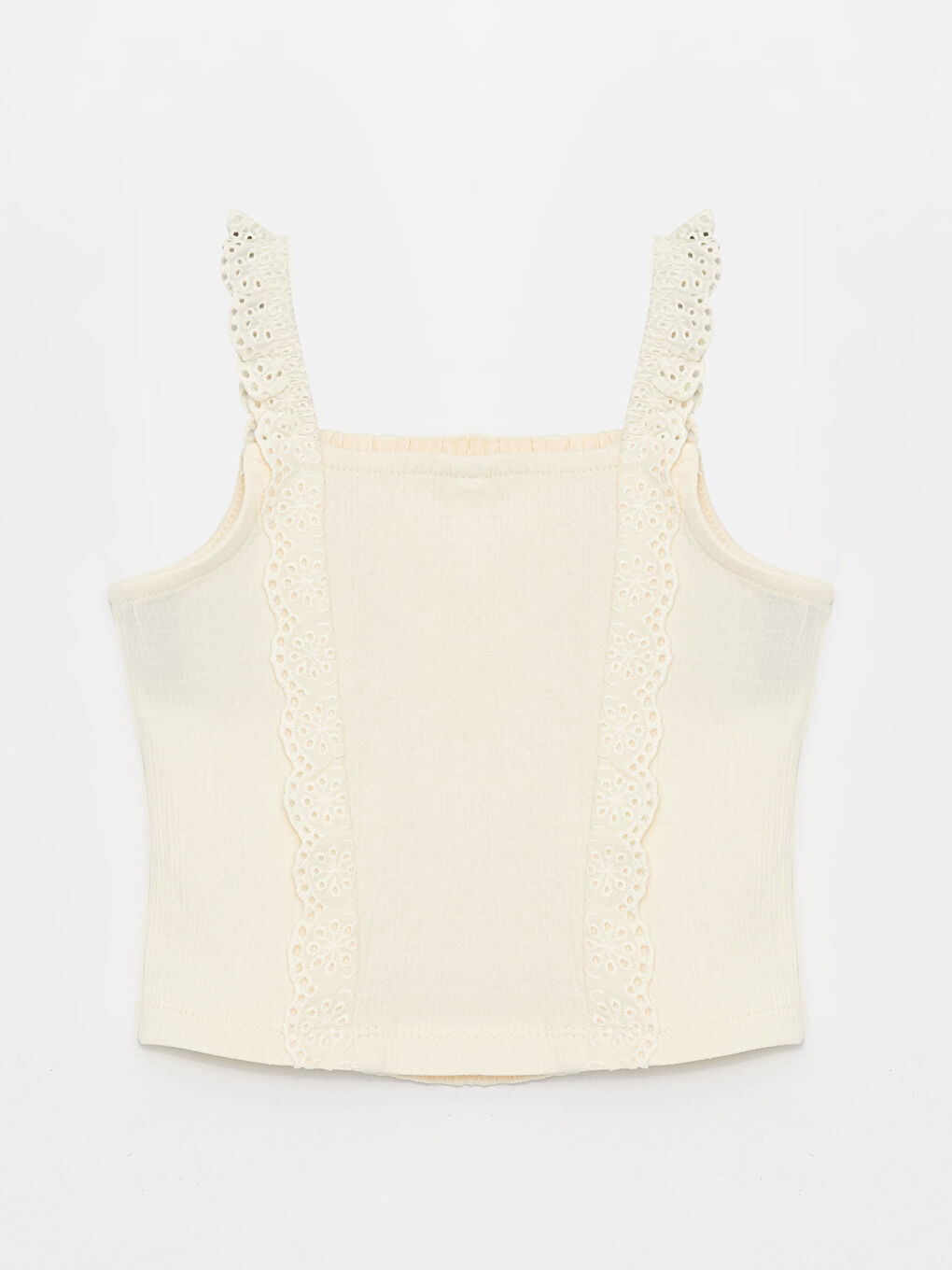 Square Collar Embroidered Baby Girl Athlete -S3GQ01Z1-FRC