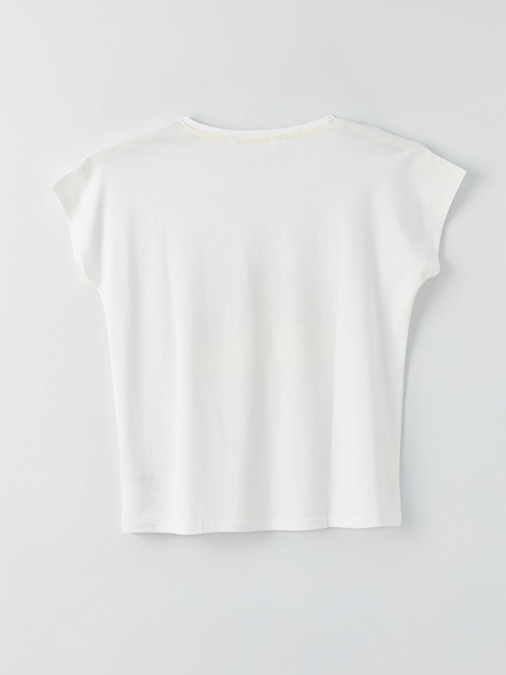 طقم بيجامة قصيرة كم قصير مطبوع بياقة دائرية للسيدات-7