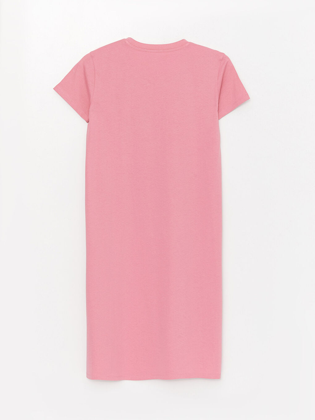 قميص نوم بياقة دائرية مطبوع بأكمام قصيرة للسيدات-6