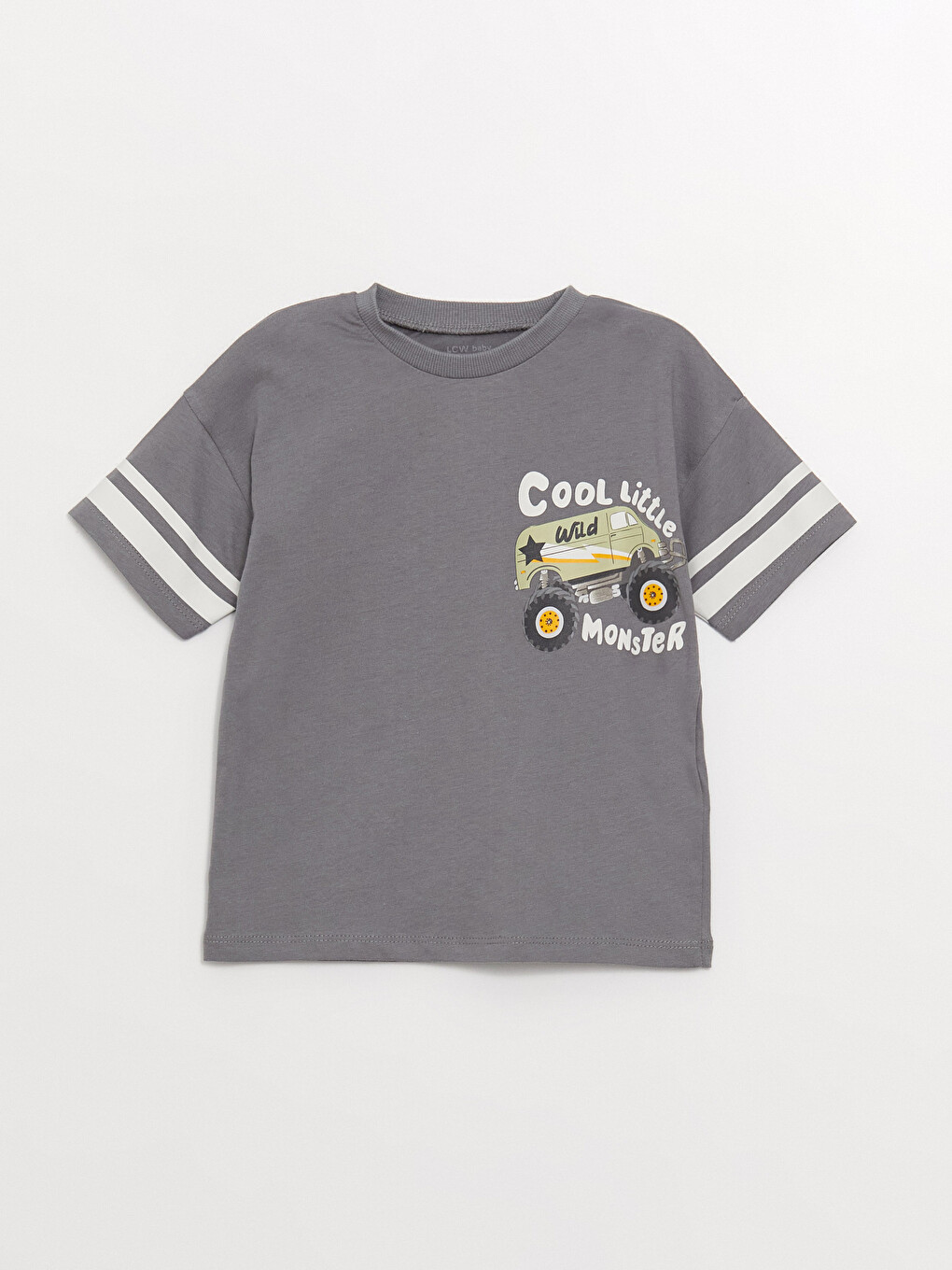 T-shirt à Manches Courtes Col Rond Imprimé pour Bébé Garçons et Short Lot de 2-1