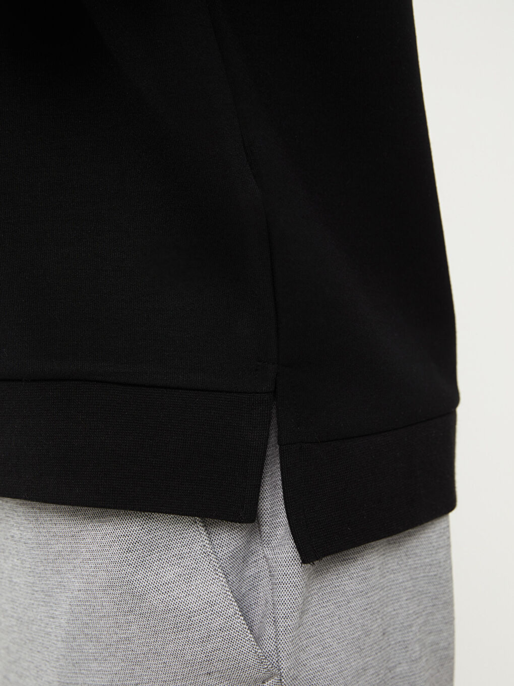 Crew Neck Long Sleeve Men's Sweatshirt-3