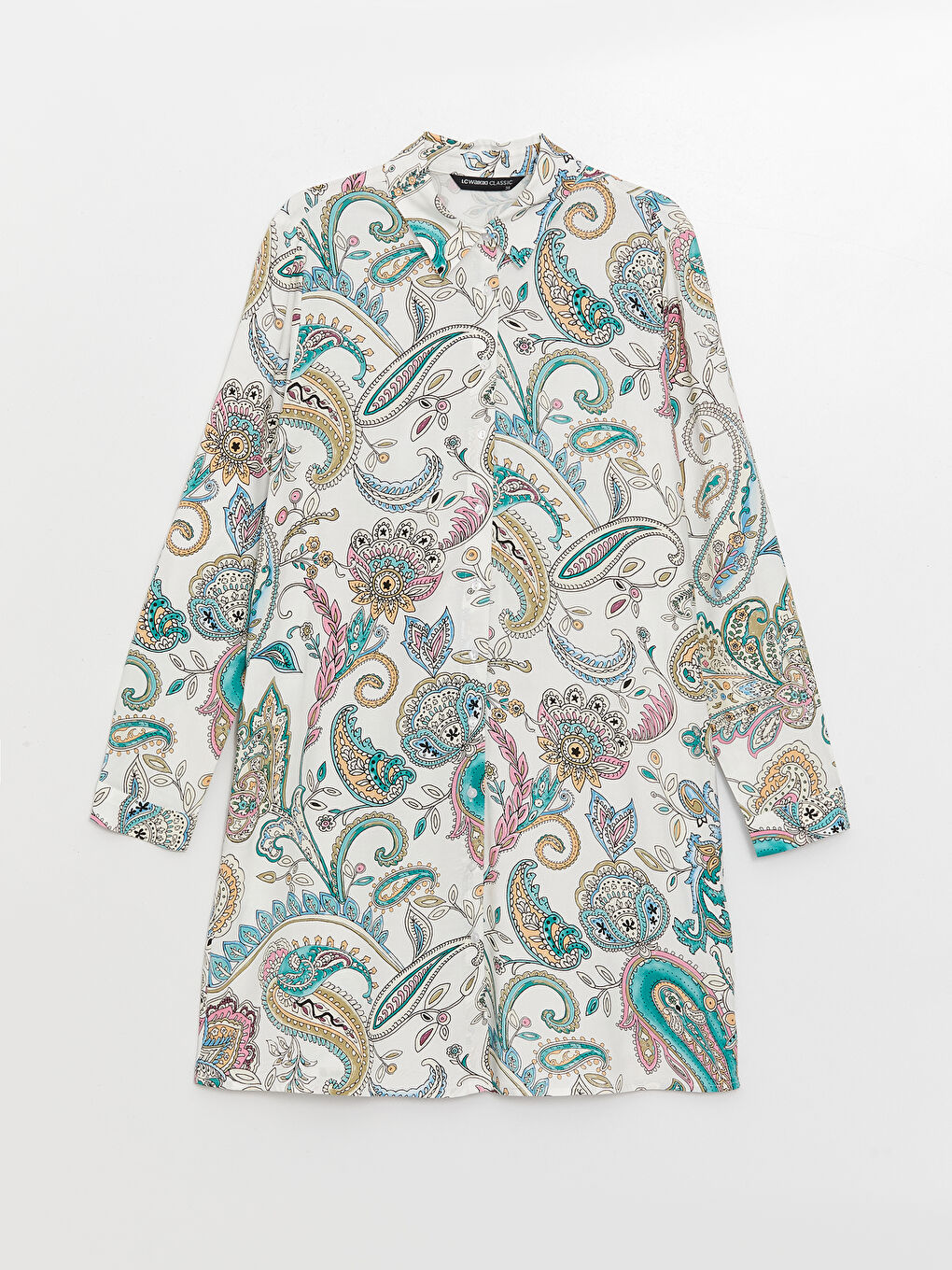 Patterned Women's Shirt Tunic-5