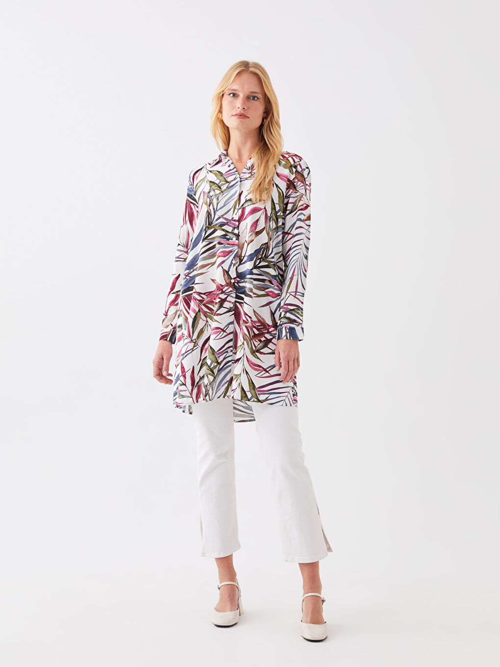 Tunique Chemise à Motifs pour Femmes-2