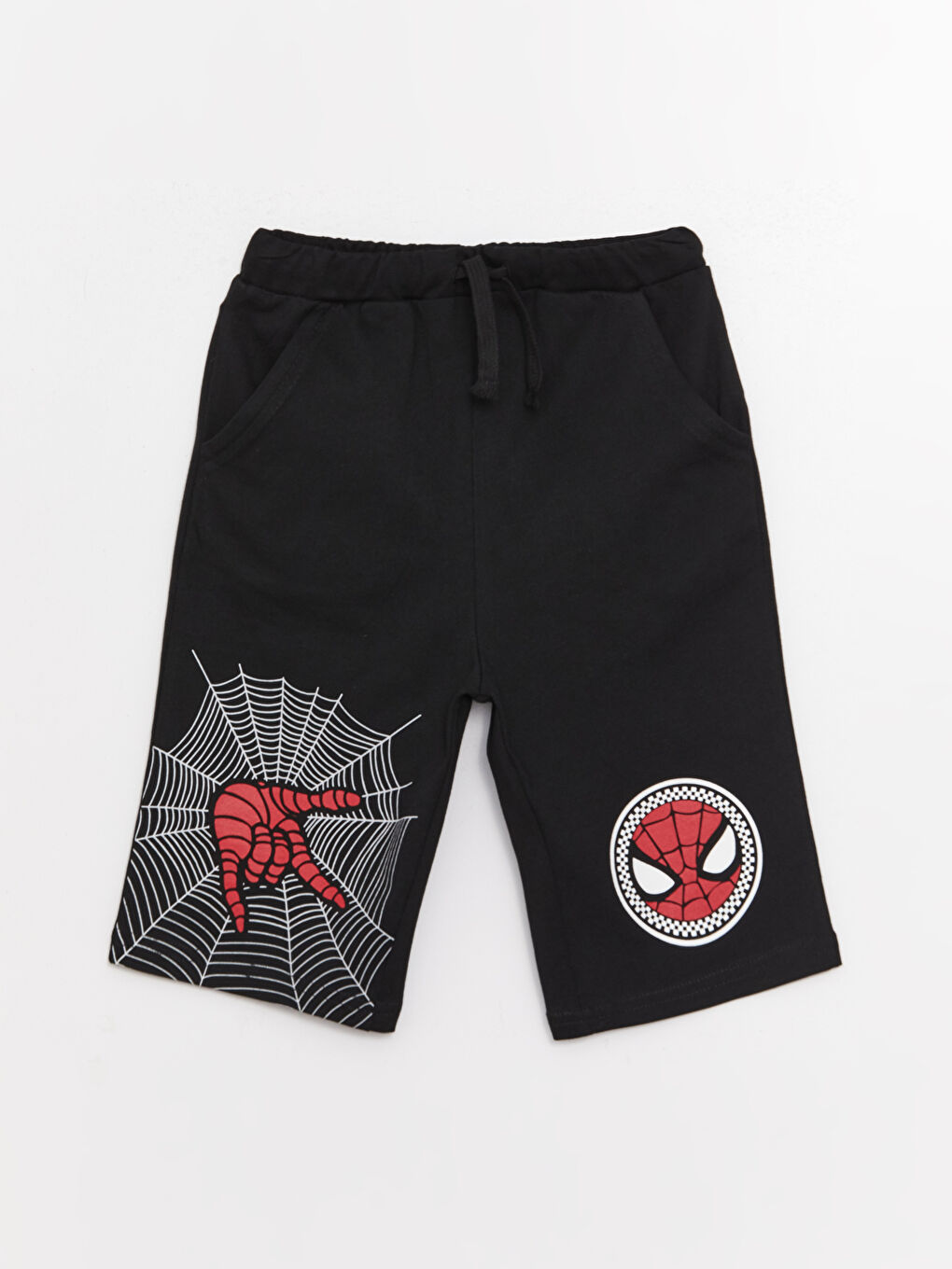 Short Garçon Imprimé Spider-Man avec Taille Élastique