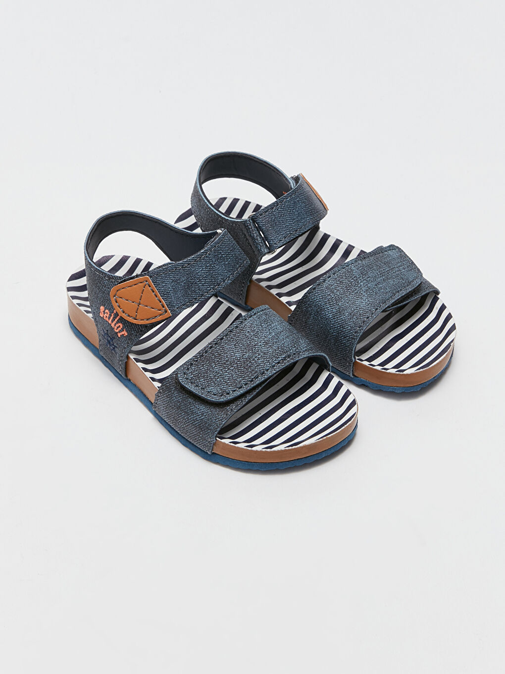 Сандалии для малышей мальчиков с двойной застежкой-липучкой