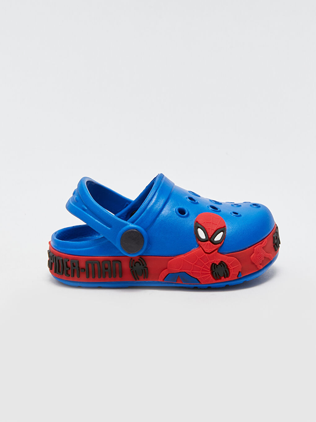 Mavi Spider-Man Baskılı Erkek Bebek Plaj Sandaleti-1