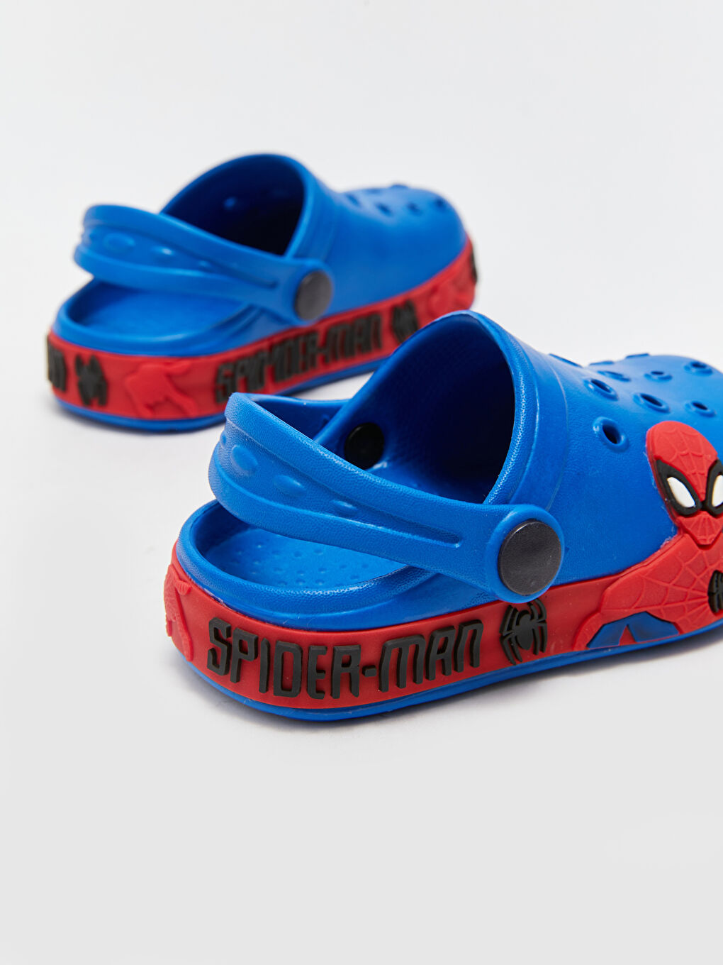 Mavi Spider-Man Baskılı Erkek Bebek Plaj Sandaleti-4