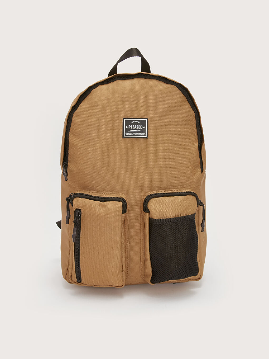 Sarı Etiket Detaylı Erkek Sırt Çantası-3