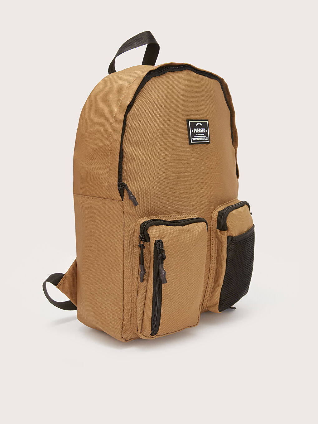 Sarı Etiket Detaylı Erkek Sırt Çantası-4