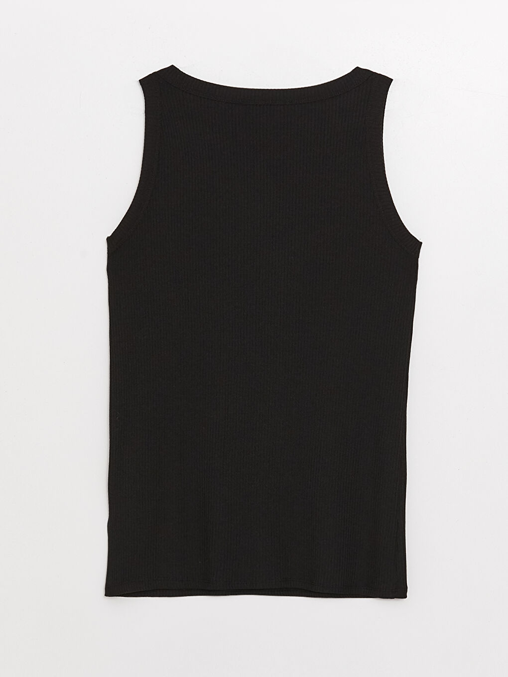 Siyah Hamile Bisiklet Yaka Düz Atlet-6