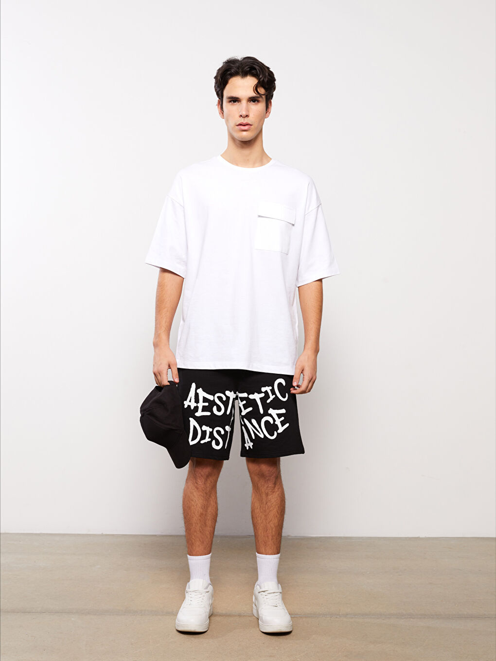 Slim Fit Men's Elastic Waist Shorts -S3GS32Z8-CVL