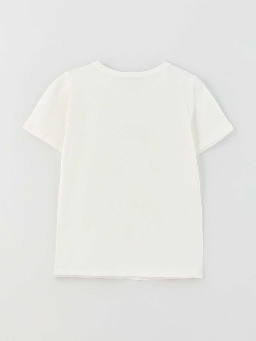 Crew Neck Rhinestone Embellished Short Sleeve Women's T-Shirt-6