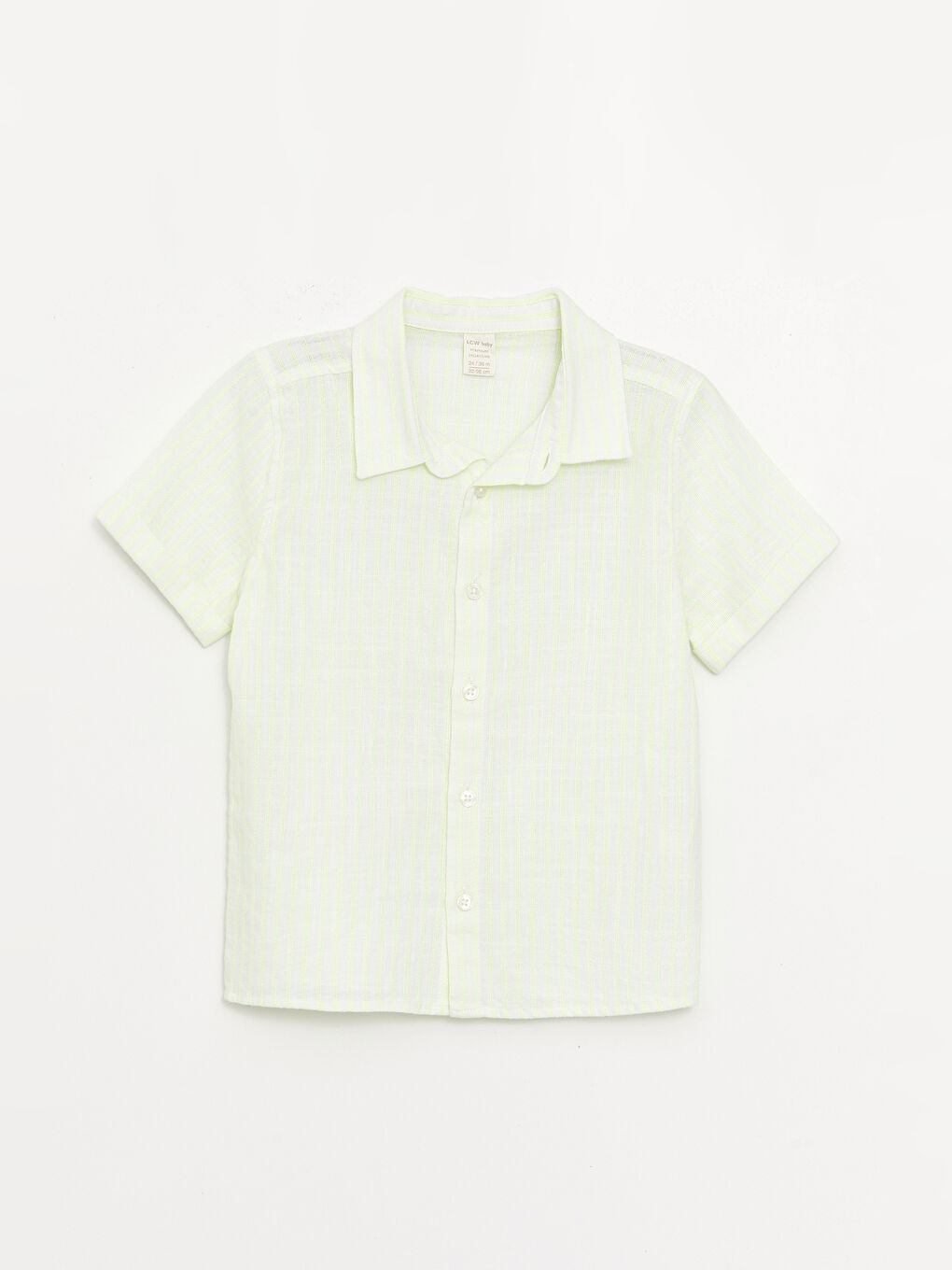Short Sleeve Striped Baby Boys' Shirt-2
