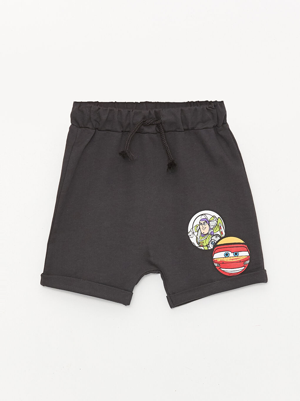 Elastic Waist Cars Printed Baby Boy Shorts -S3GS59Z1-R4Q