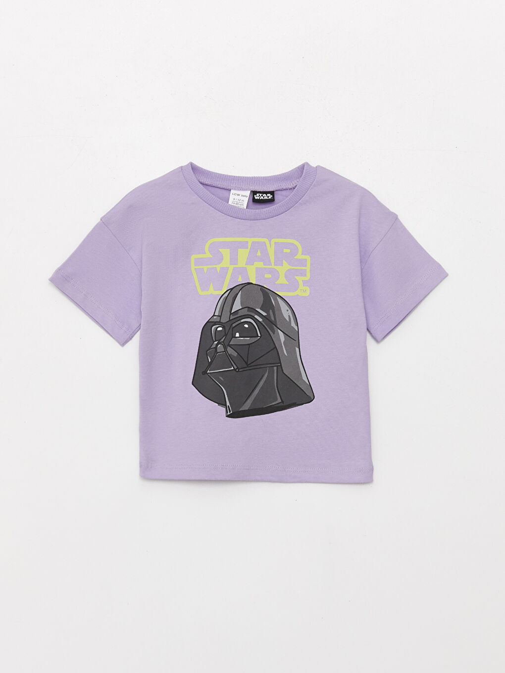 LC Waikiki Star Wars Printed Crew Neck Short Sleeve Baby Boy T-Shirt -S3GS65Z1-GES