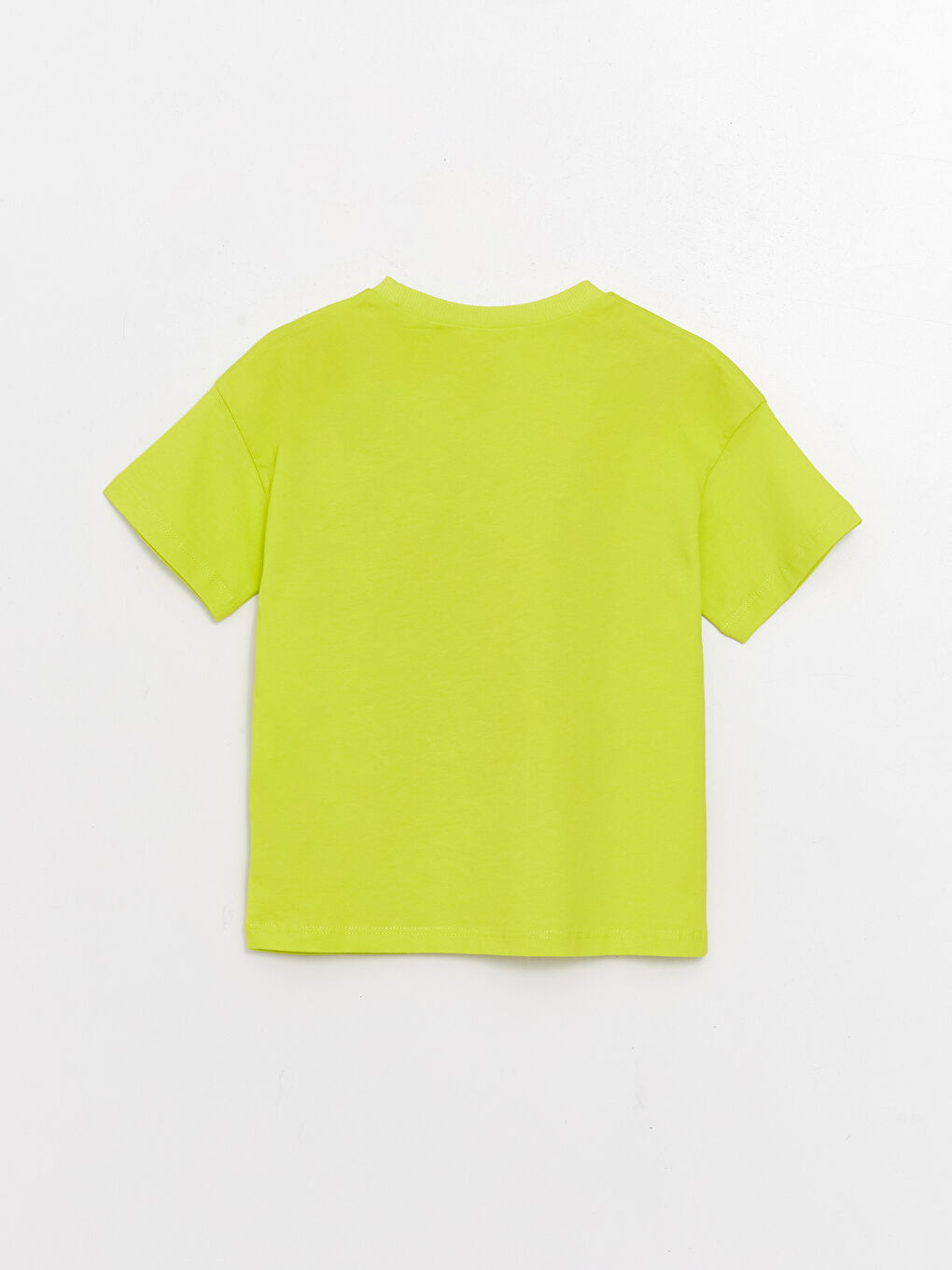 Yeşil Bisiklet Yaka Kısa Kol Spiderman Baskılı Erkek Bebek Tişört-1