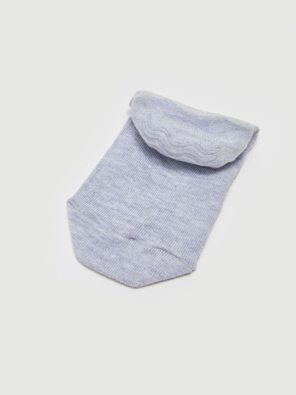 Mavi Kadın Düz Babet Çorap 3'lü-2