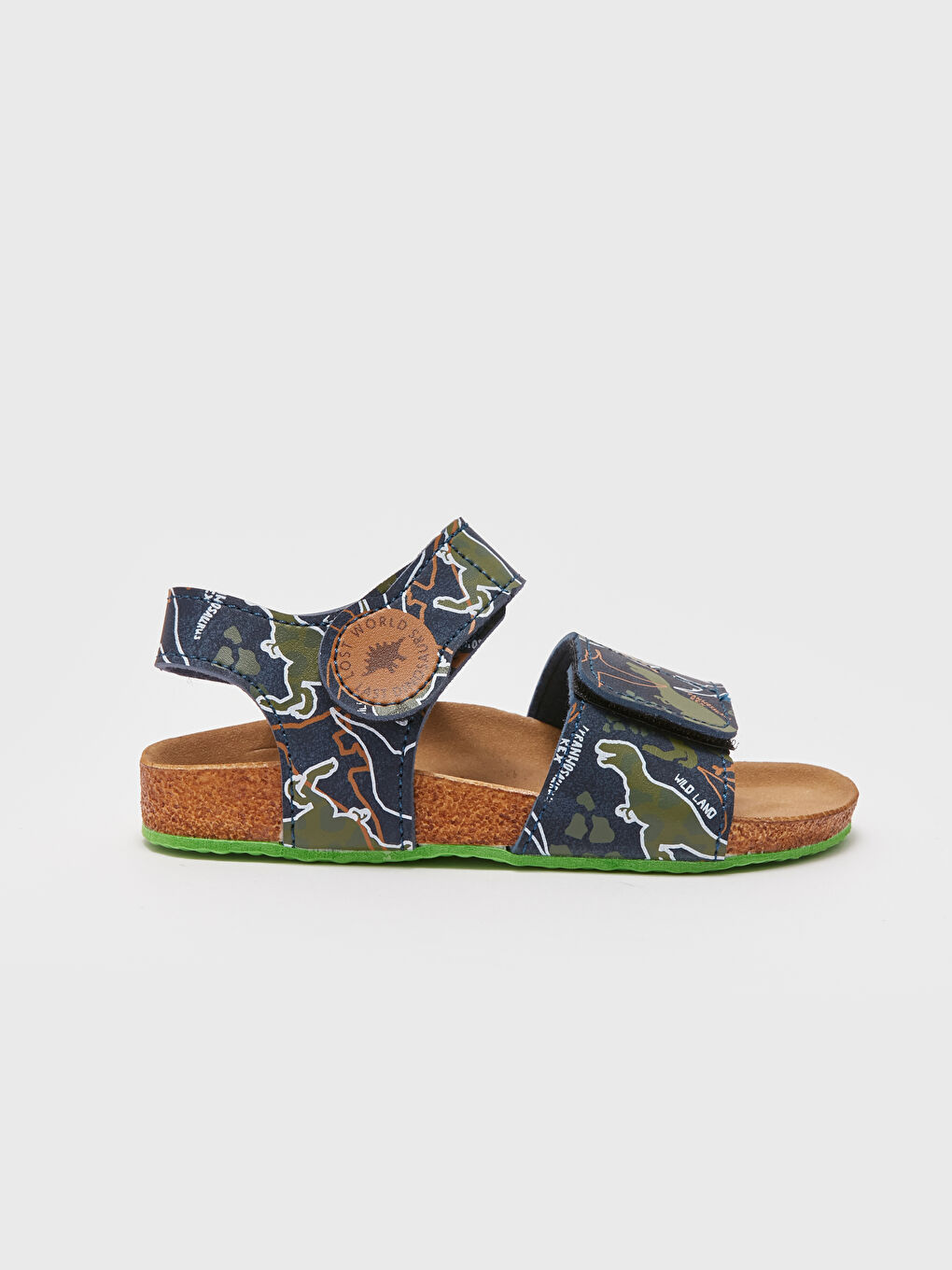 Sandale Imprimate cu Bandă Velcro pentru Băieți-1