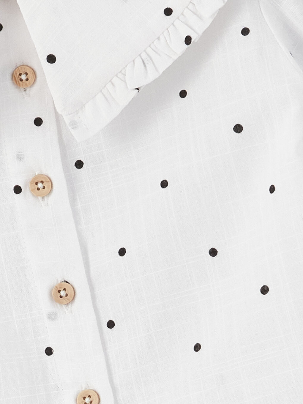 Рубашка Для Малышек Девочек С Коротким Рукавом, Принтом И Детским Воротником-2