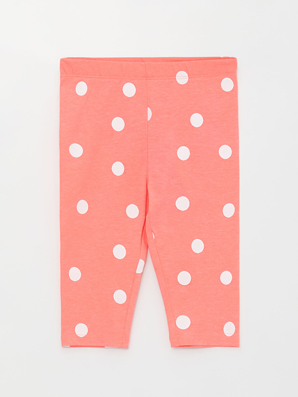 Baby Girl 3/4 Length Tights With Elastic Waist