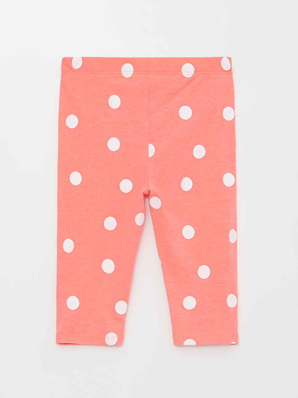 Baby Girl 3/4 Length Tights With Elastic Waist-1