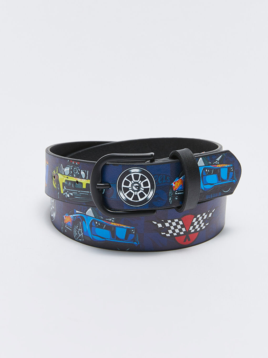 Karışık Hot Wheels Baskılı Erkek Çocuk Kemer