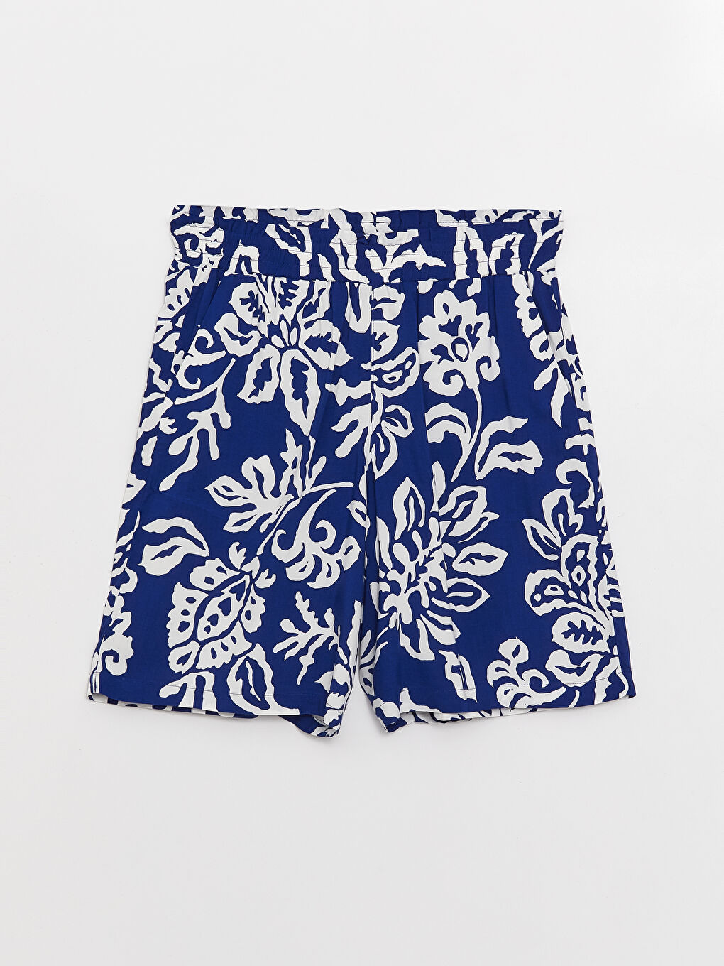 Elastic Waist Comfortable Pattern Patterned Women's Shorts-5