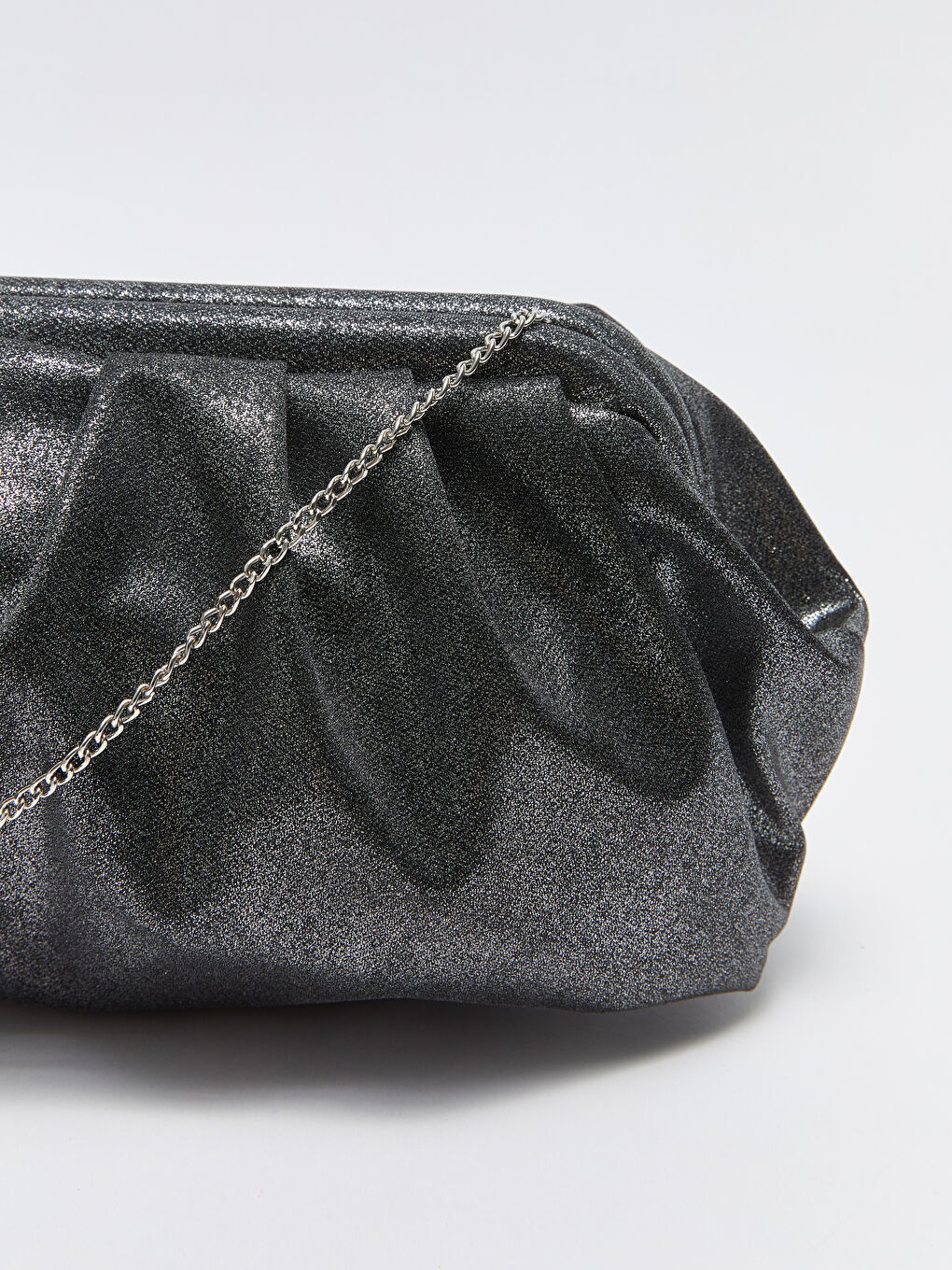 Siyah Simli Kadın Çapraz Çanta-6