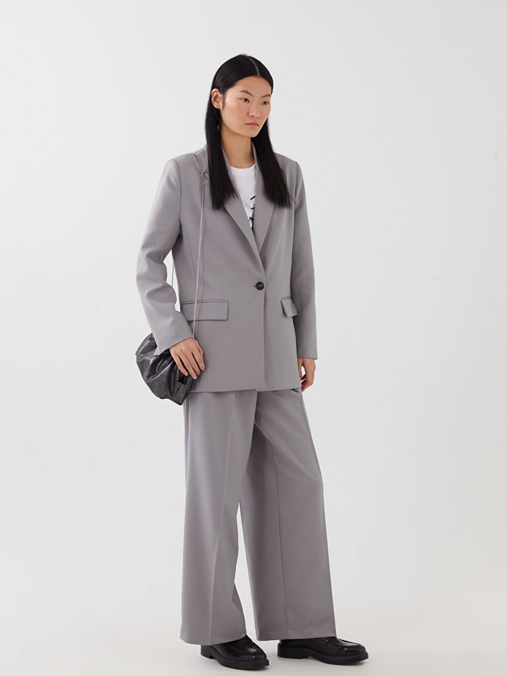 Siyah Simli Kadın Çapraz Çanta-2