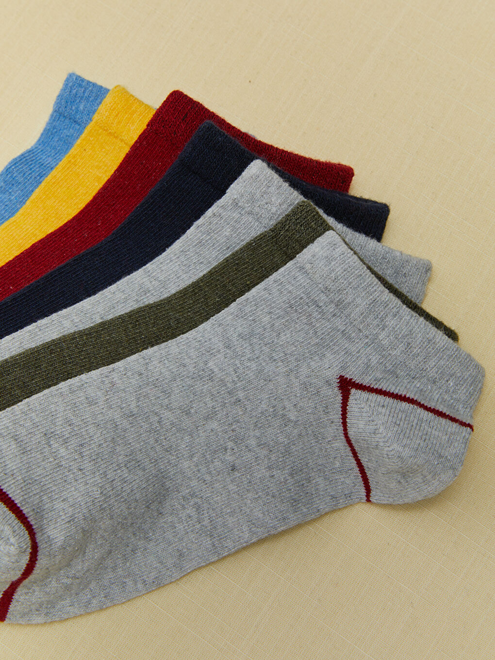 Chaussettes de Cheville Rayées pour Garçons Lot de 7 Pièces-2