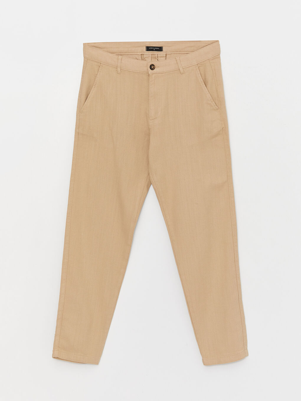 Брюки стандартного кроя из льняной смеси для мужчин-5