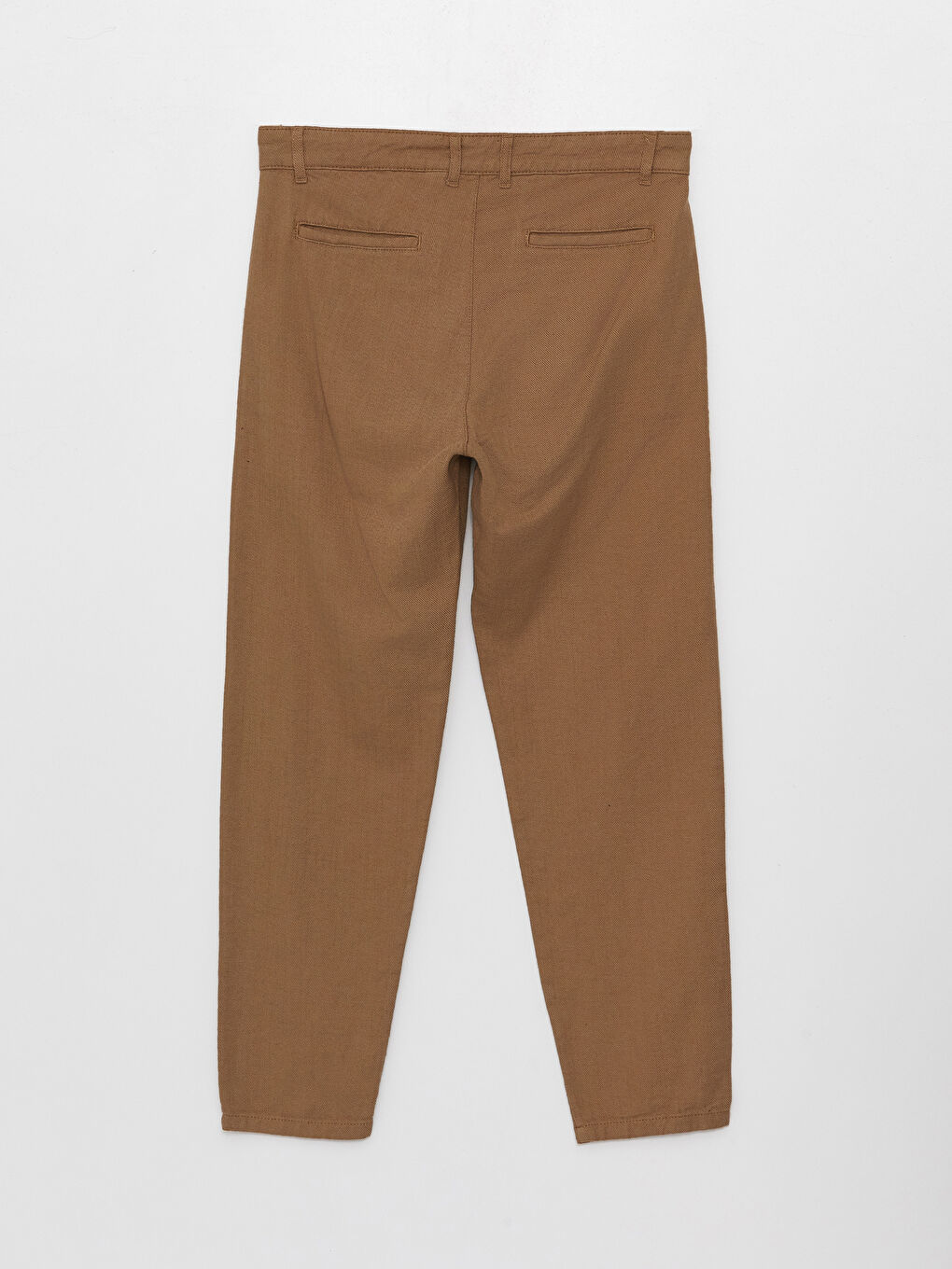 Standard Fit Linen Blend Men's Trousers-5