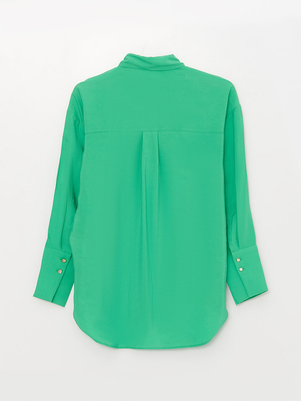 Plain Long Sleeve Women's Shirt Tunic-5